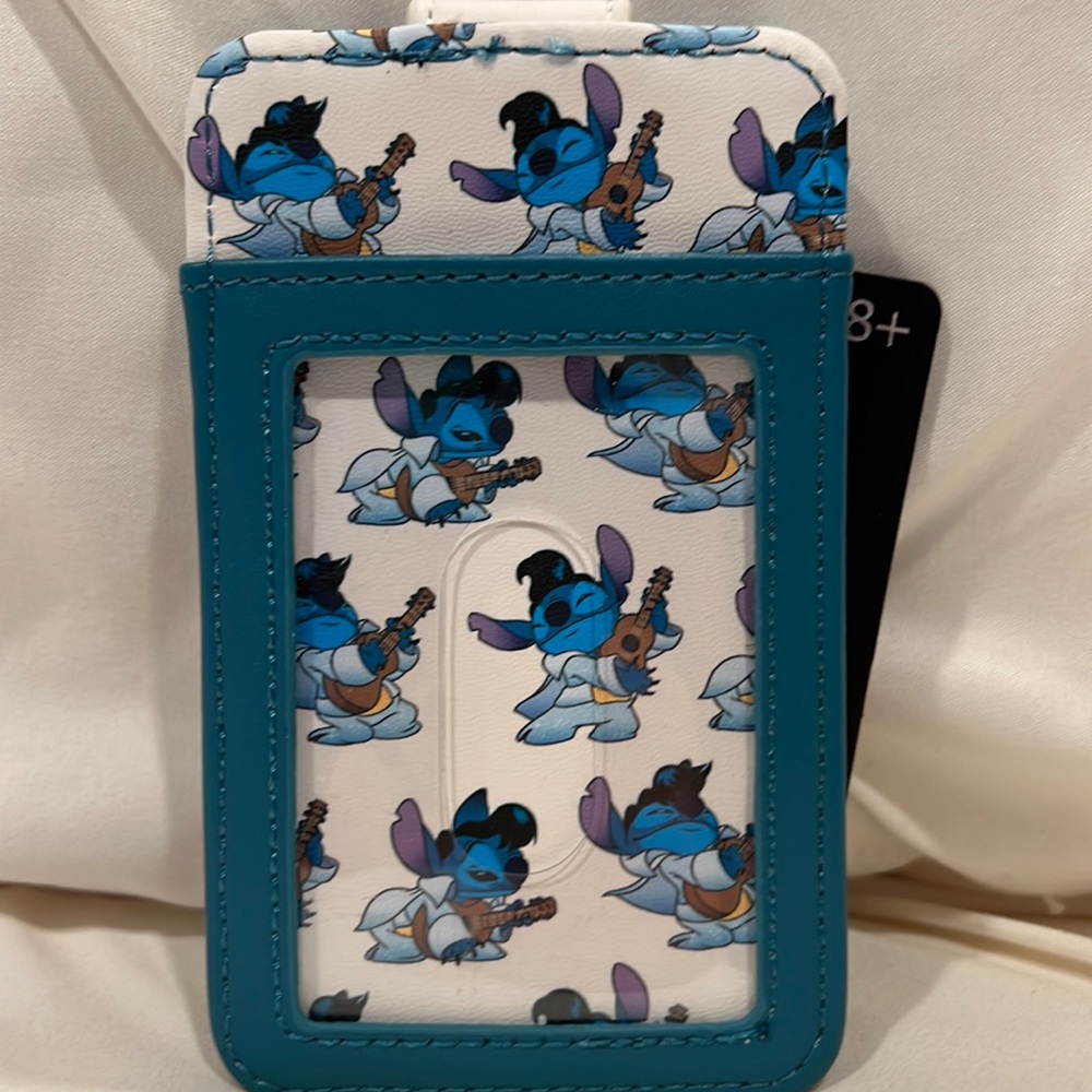 Loungefly Exclusive Disney Lilo and Stitch Elvis Stitch Cardholder NWT - Picture 4 of 5